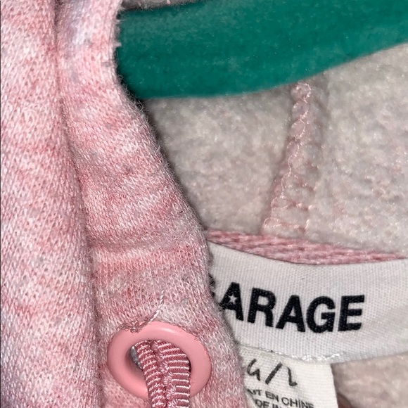 Cropped pink garage zip up - Picture 3 of 3